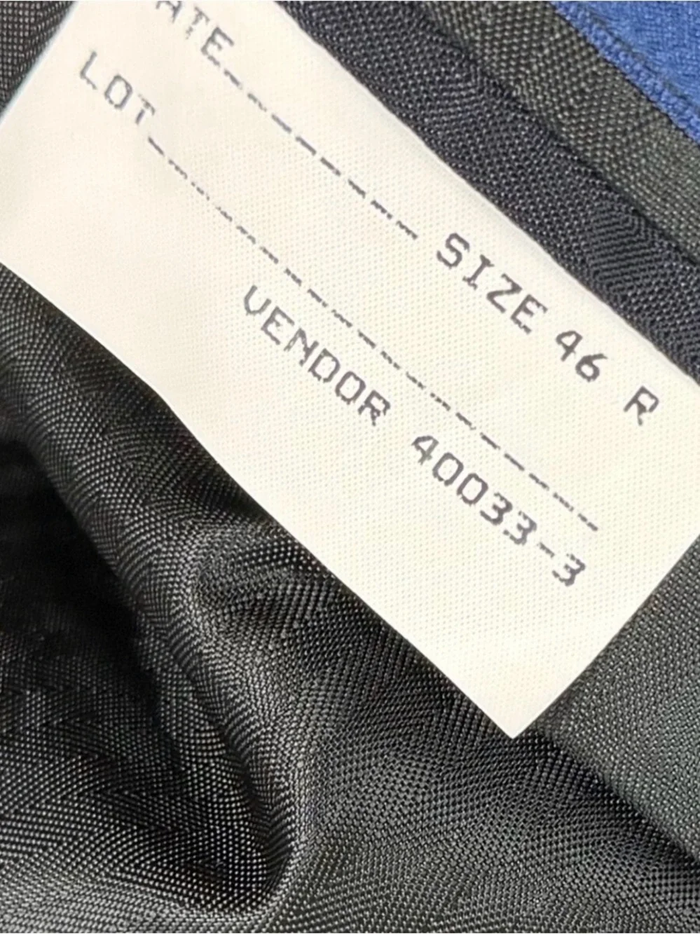 •STAFFORD•  Mens 100% Wool 2  Button Blazer Black 46R